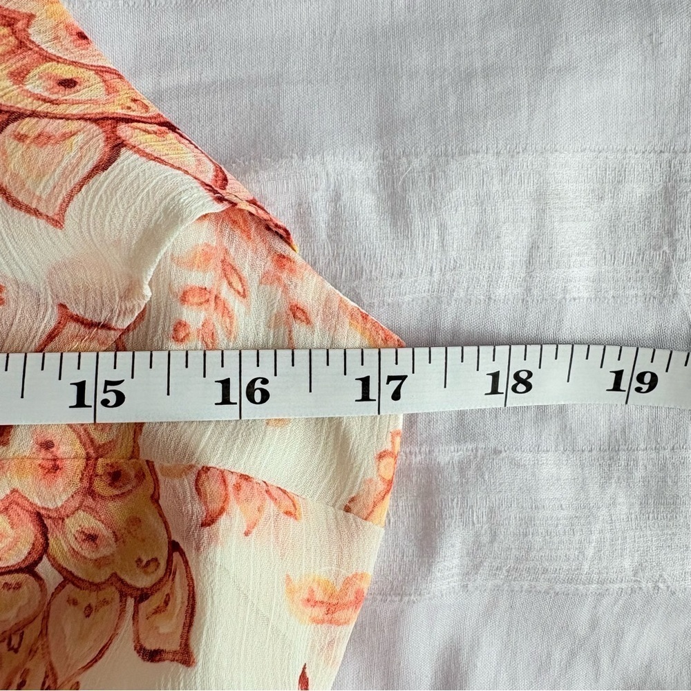 Express Floral Paisley Ruffle Midi Dress - Picture 10 of 10